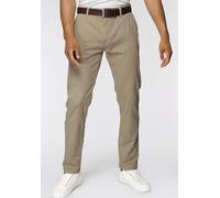 Chinohose LEVI'S "LE XX CHINO SLIM TAPER", Herren, Gr. 34, Länge 34, beige (shady beige3), Web, Obermaterial: 98% Baumwolle, 2% Elasthan, gerade knöchellang, Hosen Chinohose, mit Markenlogo (38436550-
