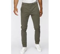 Chinohose LEVI'S "LE XX CHINO SLIM TAPER", Herren, Gr. 38, Länge 32, grün (shady olive), Web, Obermaterial: 98% Baumwolle, 2% Elasthan, unifarben, gerade knöchellang, Hosen Chinohose, mit Markenlogo (