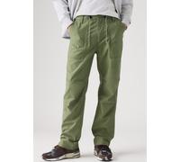 Chinohose LEVI'S "LOOSE STRT SURPLUS PANT", Herren, Gr. 31, N-Gr, grün (four leaf clover ns slub twll), Twill, Obermaterial: 100% Baumwolle, lang, Hosen Chinohose, Loose Fit - super bequem (52861849-3