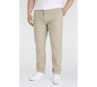 Chinohose LEVI'S PLUS "Chino XX STD TAPERED CHINO B&T", Herren, Gr. 48, Länge 32, beige (true chino), Obermaterial: 98% Baumwolle, 2% Elasthan, gerade, unten schmal lang, Hosen Chinohose, Sommerhose (