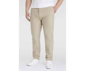 Chinohose LEVI'S PLUS "Chino XX STD TAPERED CHINO B&T", Herren, Gr. 48, Länge 32, beige (true chino), Obermaterial: 98% Baumwolle, 2% Elasthan, gerade, unten schmal lang, Hosen Chinohose, Sommerhose (