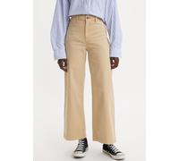 Chinohose LEVI'S "VINTAGE", Damen, Gr. 31, Länge 27, beige (shady safari pfd), Obermaterial: 98% Baumwolle, 2% Elasthan, unifarben, regular fit knöchellang, Hosen Chinohose, mit weiter Beinform (72732