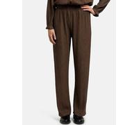 Chinohose LIBERTÉ ESSENTIEL "Liberté Essentiel Trouser ANNI", Damen, Gr. XL, Normalgrößen, braun (braun mocca), Obermaterial: 92% Polyester, 8% Elasthan, Hosen Chinohose (23824630-XL) braun mocca