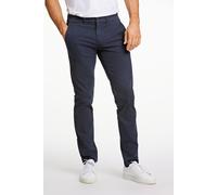 Chinohose LINDBERGH, Herren, Gr. 36, Länge 34, blau (navy), Stoff, Obermaterial: 57% Baumwolle, 39% Polyester, 4% Elasthan, slim fit normal, Hosen Chinohose, mit Stretch (11843563-36) navy