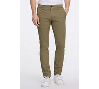 Chinohose LINDBERGH, Herren, Gr. 38, Länge 34, grün (dk army), Web, Obermaterial: 98% Baumwolle, 2% Elasthan, unifarben, regular fit knöchellang, Hosen Chinohose, im Four-Pocket Style (82244347-38)