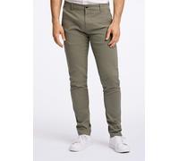 Chinohose LINDBERGH, Herren, Gr. 40, Länge 32, grün (dk army), Stoff, Obermaterial: 98% Baumwolle, 2% Elasthan, slim fit normal, Hosen Chinohose, mit Stretch (32312135-40) dk army