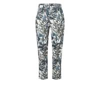 Chinohose MAC "CHINO turn up", Damen, Gr. 38, N-Gr, jungle print, Web, Obermaterial: 96% Baumwolle, 4% Elasthan, slim fit knöchelfrei, Hosen Chinohose, mit dezentem Glanz, elegant und sportiv zugleich