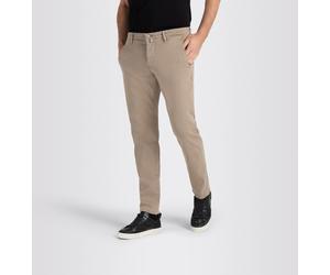 Chinohose MAC "Driver", Herren, Gr. 31, Länge 34, beige (dune beige), Web, Obermaterial: 89% Baumwolle, 8% Polyester, 3% Elasthan, unifarben, figurumspielend knöchellang, Hosen Chinohose, mit Stretch