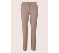 Chinohose MADELEINE "Hose Chino-Hose mit Bügelfalten", Damen, Gr. 38, N + K Gr, beige (taupe), Obermaterial: 97% Baumwolle CO. 3% Elasthan EL., Hosen Chinohose (43081254-38) taupe