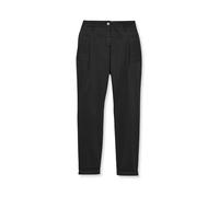 Chinohose MADELEINE "Hose Chino-Hose mit Bundfalten", Damen, Gr. 42, N + K Gr, schwarz, Obermaterial: 98% Baumwolle CO (CMIA). 2% Elasthan EL., Hosen Chinohose (12913569-42) schwarz