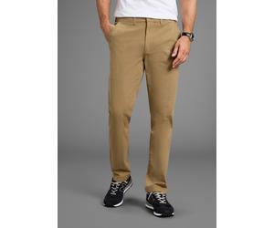 Chinohose MAN'S WORLD, Herren, Gr. 26, N + U Gr, camel, Web, Obermaterial: 98% Baumwolle, 2% Elasthan, Strukturmuster, regular fit lang, Hosen Chinohose, leichte Struktur im Gewebe (20851263-26) camel