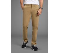 Chinohose MAN'S WORLD, Herren, Gr. 29, N + U Gr, camel, Web, Obermaterial: 98% Baumwolle, 2% Elasthan, Strukturmuster, regular fit lang, Hosen Chinohose, leichte Struktur im Gewebe (20851263-29) camel