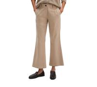 Chinohose MARC O'POLO "aus Baumwoll-Stretch-Satin", Damen, Gr. 36, Normalgrößen, earthy taupe, Twill, Obermaterial: 96% Baumwolle, 4% Elasthan, unifarben, ausgestellt knöchelfrei, Hosen Chinohose (270