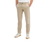 Chinohose MARC O'POLO "Osby", Herren, Gr. 31, Länge 32, pure cashmere, Twill, Obermaterial: 97% Baumwolle, 3% Elasthan, unifarben, lang, Hosen Chinohose, tapered Fit, Bio-Baumwolle (10108029-31) pure 