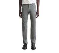 Chinohose MARC O'POLO "aus Bio-Baumwoll-Mix", Herren, Gr. 32, Länge 34, castlerock, Obermaterial: 98% Baumwolle, 2% Elasthan, unifarben, figurbetont normal, Hosen Chinohose (35290467-32) castlerock