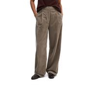 Chinohose MARC O'POLO "aus Bio-Baumwolle", Damen, Gr. 42, Normalgrößen, stone taupe, Cord, Obermaterial: 100% Baumwolle, unifarben, lang, Hosen Chinohose (19438947-42) stone taupe