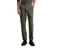 Chinohose MARC O'POLO "aus Bio-Baumwolle-Mix mit TENCEL™Lyocell", Herren, Gr. 36, Länge 32, braun (copley braun), Obermaterial: 58% Baumwolle, 40% Lyocell, 2% Elasthan, unifarben, gerade, unten schmal