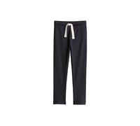 Chinohose MARC O'POLO "aus fein geripptem Jersey", Jungen, Gr. 92/98, Normalgrößen, schwarz (schwarz navy), Obermaterial: 95% Baumwolle, 5% Elasthan, unifarben, slim fit normal, Hosen Chinohose (20119