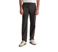 Chinohose MARC O'POLO "aus hochwertigem Bio-Baumwoll-Mix", Herren, Gr. 34, Länge 32, broken graphite, Obermaterial: 97% Baumwolle, 3% Elasthan, unifarben, gerade, unten schmal normal, Hosen Chinohose