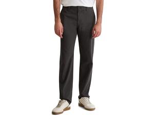 Chinohose MARC O'POLO "aus hochwertigem Bio-Baumwoll-Mix", Herren, Gr. 34, Länge 34, broken graphite, Obermaterial: 97% Baumwolle, 3% Elasthan, unifarben, gerade, unten schmal normal, Hosen Chinohose