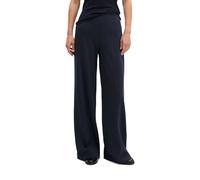 Jerseyhose MARC O'POLO, Damen, Gr. 34, N-Gr, martime blau, Jersey, Obermaterial: 70% Viskose, 25% Polyamid, 5% Elasthan, weit lang, Hosen Jerseyhose, MODEL MARGO WIDE - COMFORT JERSEY, mid waist (4535