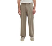 Chinohose MARC O'POLO "aus leichtem Technical Wool Blend", Herren, Gr. 32, Länge 30, beige (frozen taupe), Obermaterial: 53% Polyester, 44% Wolle (Schafwolle), 3% Elasthan, unifarben, loose fit normal