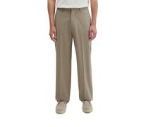 Chinohose MARC O'POLO "aus leichtem Technical Wool Blend", Herren, Gr. 33, Länge 30, beige (frozen taupe), Obermaterial: 53% Polyester, 44% Wolle (Schafwolle), 3% Elasthan, unifarben, loose fit normal