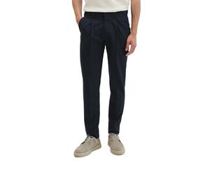 Chinohose MARC O'POLO "aus leichtem Technical Wool Blend", Herren, Gr. 33, Länge 32, deep night blau, Obermaterial: 53% Polyester, 44% Wolle (Schafwolle), 3% Elasthan, unifarben, normal, Hosen Chinoho