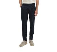 Chinohose MARC O'POLO "aus leichtem Technical Wool Blend", Herren, Gr. 36, Länge 32, deep night blau, Obermaterial: 53% Polyester, 44% Wolle (Schafwolle), 3% Elasthan, unifarben, normal, Hosen Chinoho