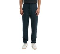 Chinohose MARC O'POLO "aus Leinen und Bio-Baumwolle", Herren, Gr. 31, Länge 30, blau (schwarz navy), Obermaterial: 50% Leinen, 50% Baumwolle, unifarben, relaxed fit normal, Hosen Chinohose (78882450-3