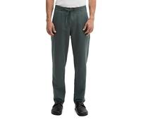 Chinohose MARC O'POLO "aus Leinen und Bio-Baumwolle", Herren, Gr. 33, Länge 34, grün (mangrove), Obermaterial: 50% Leinen, 50% Baumwolle, unifarben, relaxed fit normal, Hosen Chinohose (81053539-33) m