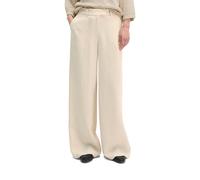 Chinohose MARC O'POLO "aus Leinen-Viskose-Mix", Damen, Gr. 38, Normalgrößen, chalky sand, Obermaterial: 67% Leinen, 33% Viskose, unifarben, loose fit lang, Hosen Chinohose (14845863-38) chalky sand