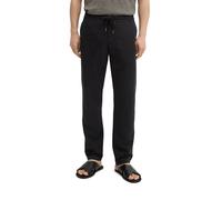 Chinohose MARC O'POLO "aus Lyocell-Leinen-Mix", Herren, Gr. 34, Länge 34, schwarz, Obermaterial: 47% Lyocell, 37% Leinen, 16% Baumwolle, unifarben, normal, Hosen Chinohose (24564954-34) schwarz