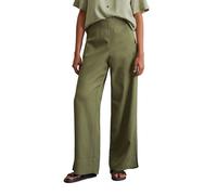 Chinohose MARC O'POLO "aus Naia™-Twill", Damen, Gr. 38, Normalgrößen, olive, Obermaterial: 100% Acetat, unifarben, weit normal, Hosen Chinohose (28024801-38) olive