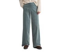 Chinohose MARC O'POLO "aus Organic Cotton Stretch", Damen, Gr. 38, Normalgrößen, slate blau, Obermaterial: 98% Baumwolle, 2% Elasthan, unifarben, loose fit normal, Hosen Chinohose (64784549-38) slate