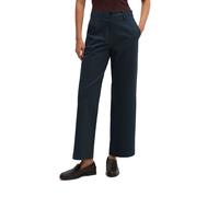 Chinohose MARC O'POLO "aus Organic-Cotton-Stretch mit Lyocell", Damen, Gr. 32, Normalgrößen, martime blau, Twill, Obermaterial: 56% Baumwolle, 41% Lyocell, 3% Elasthan, unifarben, loose fit normal, Ho