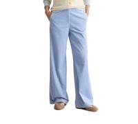 Chinohose MARC O'POLO "aus reiner Bio-Baumwolle", Damen, Gr. 38, Normalgrößen, soft sea, Obermaterial: 100% Baumwolle, unifarben, loose fit lang, Hosen Chinohose (34590953-38) soft sea