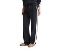 Chinohose MARC O'POLO "aus reiner Bio-Baumwolle", Damen, Gr. XXS, Normalgrößen, deep night blau, Sweatware, Obermaterial: 100% Baumwolle, unifarben, relaxed fit normal, Hosen Chinohose (63426931-XXS)