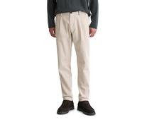 Chinohose MARC O'POLO "aus reiner Bio-Baumwolle", Herren, Gr. 29, Länge 32, grau (gray silk), Obermaterial: 100% Baumwolle; Futter: 65% Polyester, 35% Baumwolle, unifarben, casual, gerade, unten schma