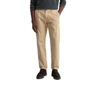 Chinohose MARC O'POLO "aus reiner Bio-Baumwolle", Herren, Gr. 34, Länge 34, jonesboro cream, Obermaterial: 100% Baumwolle; Futter: 65% Polyester, 35% Baumwolle, unifarben, normal, Hosen Chinohose (584