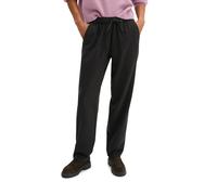 Chinohose MARC O'POLO "aus Schurwolle-Viskose-Mix", Damen, Gr. 46, Normalgrößen, schwarz (broken graphite), Obermaterial: 34% Polyester, 33% Viskose, 32% Schurwolle, 1% Elasthan, unifarben, regular fi