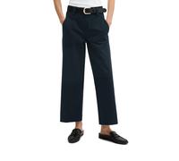 Chinohose MARC O'POLO "aus stretchigem Organic Cotton-Mix", Damen, Gr. 32, Normalgrößen, blau (thunder blau), Obermaterial: 52% Baumwolle, 40% Polyamid, 8% Elasthan; Futter: 100% Baumwolle, unifarben,