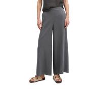 Marc O'Polo Cropped Wide Fit Culotte aus Lyocell-Leinen-Mix in Dunkelgrau, Größe 38