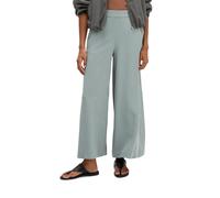 Chinohose MARC O'POLO "aus TENCEL™ Lyocell", Damen, Gr. 40, Normalgrößen, quiet sea, Obermaterial: 92% Lyocell, 8% Leinen, unifarben, loose fit normal, Hosen Chinohose (12020441-40) quiet sea