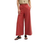 Chinohose MARC O'POLO "aus TENCEL™ Lyocell", Damen, Gr. 44, Normalgrößen, tall poppy, Obermaterial: 92% Lyocell, 8% Leinen, unifarben, loose fit normal, Hosen Chinohose (27199636-44) tall poppy