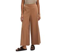 Chinohose MARC O'POLO "aus TENCEL™ Lyocell", Damen, Gr. 46, Normalgrößen, burnt braun, Obermaterial: 92% Lyocell, 8% Leinen, unifarben, loose fit knöchelfrei, Hosen Chinohose (15731608-46) burnt braun