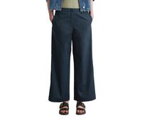 Chinohose MARC O'POLO "aus TENCEL™ Lyocell mit Bio-Baumwolle", Damen, Gr. 36, Normalgrößen, blau (tiefblau sea), Obermaterial: 70% Lyocell, 30% Baumwolle, unifarben, casual, relaxed fit lang, Hosen (6