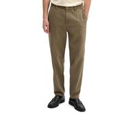 Chinohose MARC O'POLO "aus TENCEL™Lyocell und Bio-Baumwolle", Herren, Gr. 34, Länge 32, frozen taupe, Obermaterial: 57% Lyocell, 43% Baumwolle, unifarben, loose fit normal, Hosen Chinohose (53096262-3
