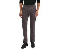 Chinohose MARC O'POLO "aus weichem Bio-Baumwoll-Mix", Herren, Gr. 36, Länge 34, grau (charcoal), Obermaterial: 96% Baumwolle, 4% Elasthan, unifarben, regular fit normal, Hosen Chinohose (12145860-36)