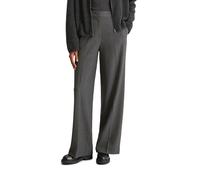 Chinohose MARC O'POLO "aus weichem Flanell", Damen, Gr. 32, Normalgrößen, medium grau, Obermaterial: 63% Polyester, 34% Viskose, 3% Elasthan, unifarben, normal kurz, Hosen Chinohose (94206444-32) medi